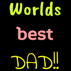 Worlds best dad! briefs Design
