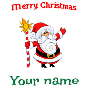 Personalised Santa Pillow case Design