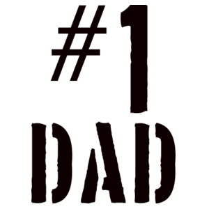 #1 DAD Frosted Beer Mug Design